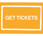 A yellow ticket icon with scalloped edges and the words "GET TICKETS" in white, centered inside the ticket.